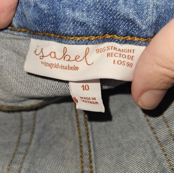 Isabel Womans Maternity Straight Leg Jeans Size 10 - Picture 8 of 10
